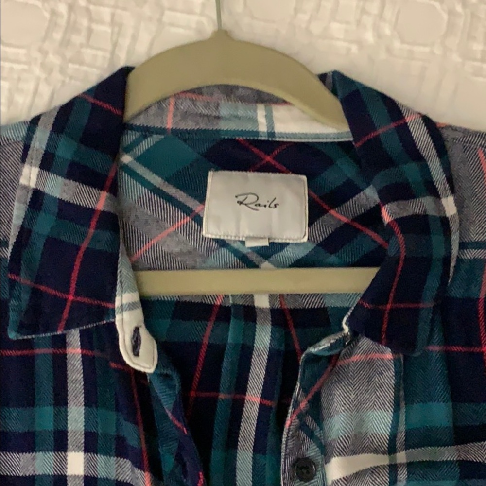 Rails Plaid Top - image 2